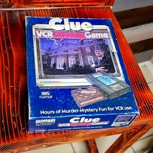 VINTAGE Clue VCR Mystery Game